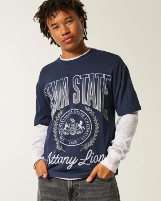 Camiseta gráfica boxy Penn State Nittany Lions