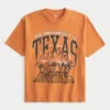 Camiseta gráfica Boxy University of Texas Longhorns