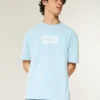 Camiseta gráfica Oasis pesada e quadrada Camiseta gráfica Oasis pesada e quadrada