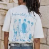 Camiseta gráfica Oasis pesada e quadrada
