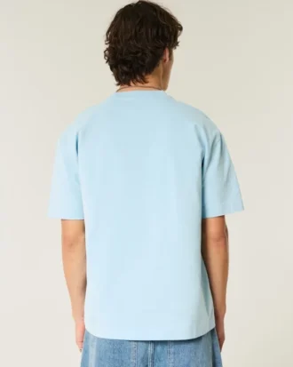 Camiseta gráfica Oasis pesada e quadrada