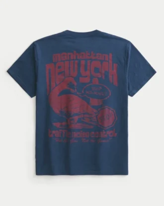 Camiseta gráfica relaxada Manhattan Noise Control