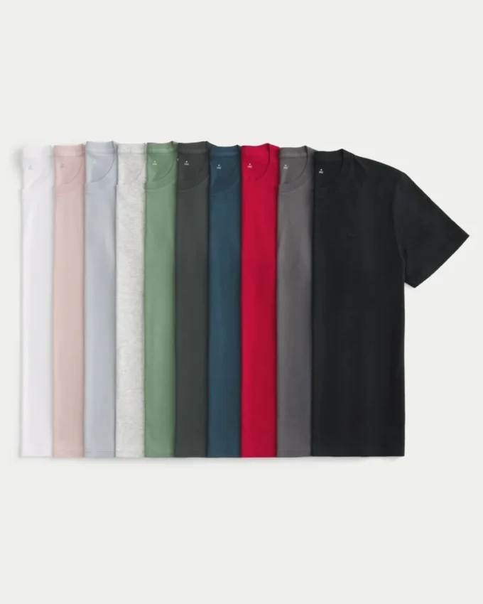 Camiseta Icon Crew, pacote com 10 unidades