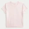 Camiseta infantil com costura sem costura e tecido elástico macio