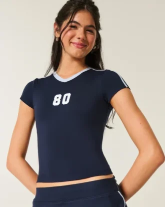 Camiseta infantil com estampa Gilly Hicks Active