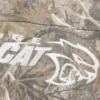 Camiseta larga e pesada com estampa camuflada