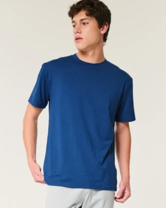 Camiseta relaxada com elasticidade