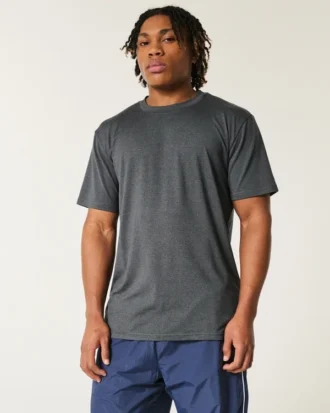 Camiseta relaxada com elasticidade