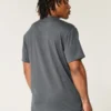 Camiseta relaxada com elasticidade