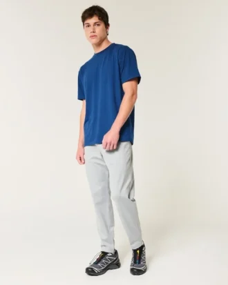 Camiseta relaxada com elasticidade
