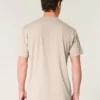 Camiseta relaxada com elasticidade Camiseta relaxada com elasticidade