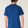 Camiseta relaxada com elasticidade