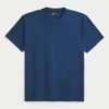 Camiseta relaxada com elasticidade