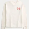 Camiseta térmica com estampa Good Luck