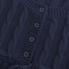 Camisola babydoll com malha trançada
