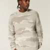 Camisola Boxy Camo Crew