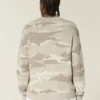 Camisola Boxy Camo Crew