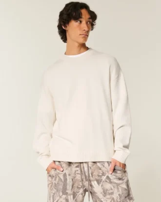 Camisola Boxy Crew