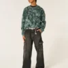 Camisola Boxy Fuzzy Crew