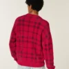 Camisola Boxy Fuzzy Crew