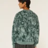 Camisola Boxy Fuzzy Crew