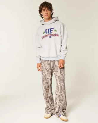 Camisola com capuz e estampado da Universidade da Flórida Gators