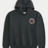 Camisola com capuz e estampado de basquetebol da Universidade de Houston Cougars