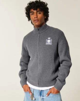 Camisola com capuz e estampado descontraído