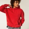Camisola com capuz quadrada