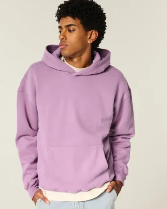 Camisola com capuz quadrada