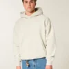 Camisola com capuz quadrada