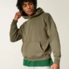 Camisola com capuz quadrada