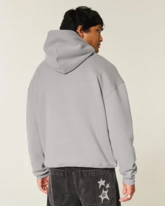 Camisola com capuz quadrada