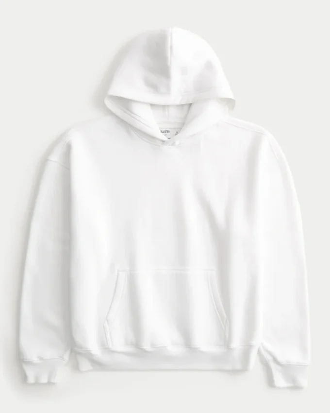 Camisola com capuz quadrada