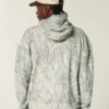 Camisola com capuz quadrada