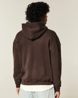 Camisola com capuz quadrada