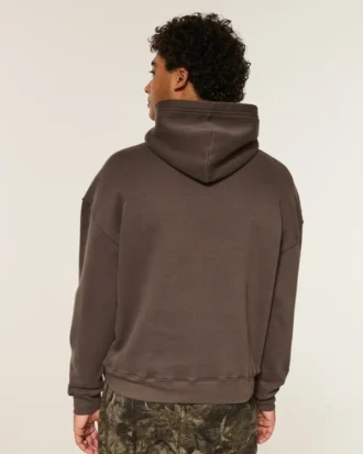 Camisola com capuz quadrada