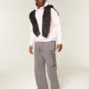 Camisola com capuz quadrada