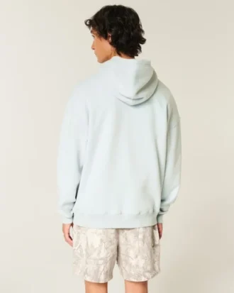 Camisola com capuz quadrada