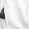 Camisola com capuz quadrada