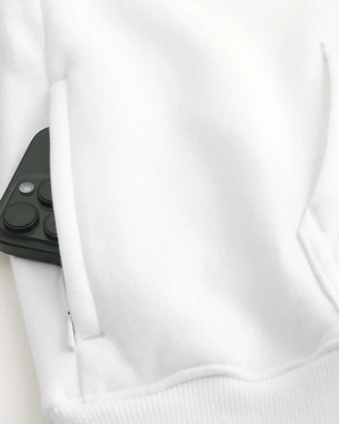 Camisola com capuz quadrada