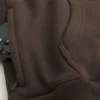 Camisola com capuz quadrada
