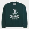 Camisola com estampa Boxy Chamonix France