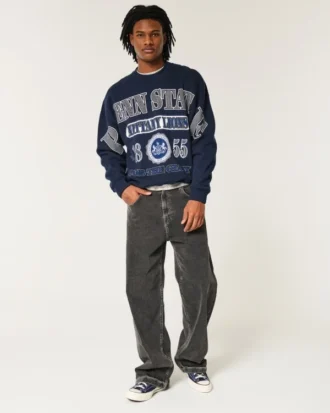 Camisola com estampa Boxy Penn State Nittany Lions
