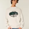Camisola com estampa Boxy Racing
