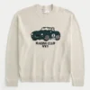 Camisola com estampa Boxy Racing