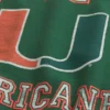 Camisola com estampa da Universidade de Miami Hurricanes