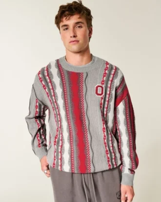 Camisola com estampa da Universidade Estadual de Ohio Buckeyes