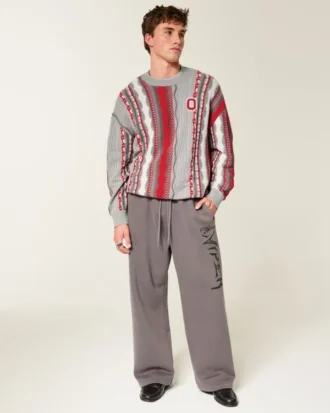 Camisola com estampa da Universidade Estadual de Ohio Buckeyes