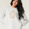 Camisola com estampa de coelho da Hollister